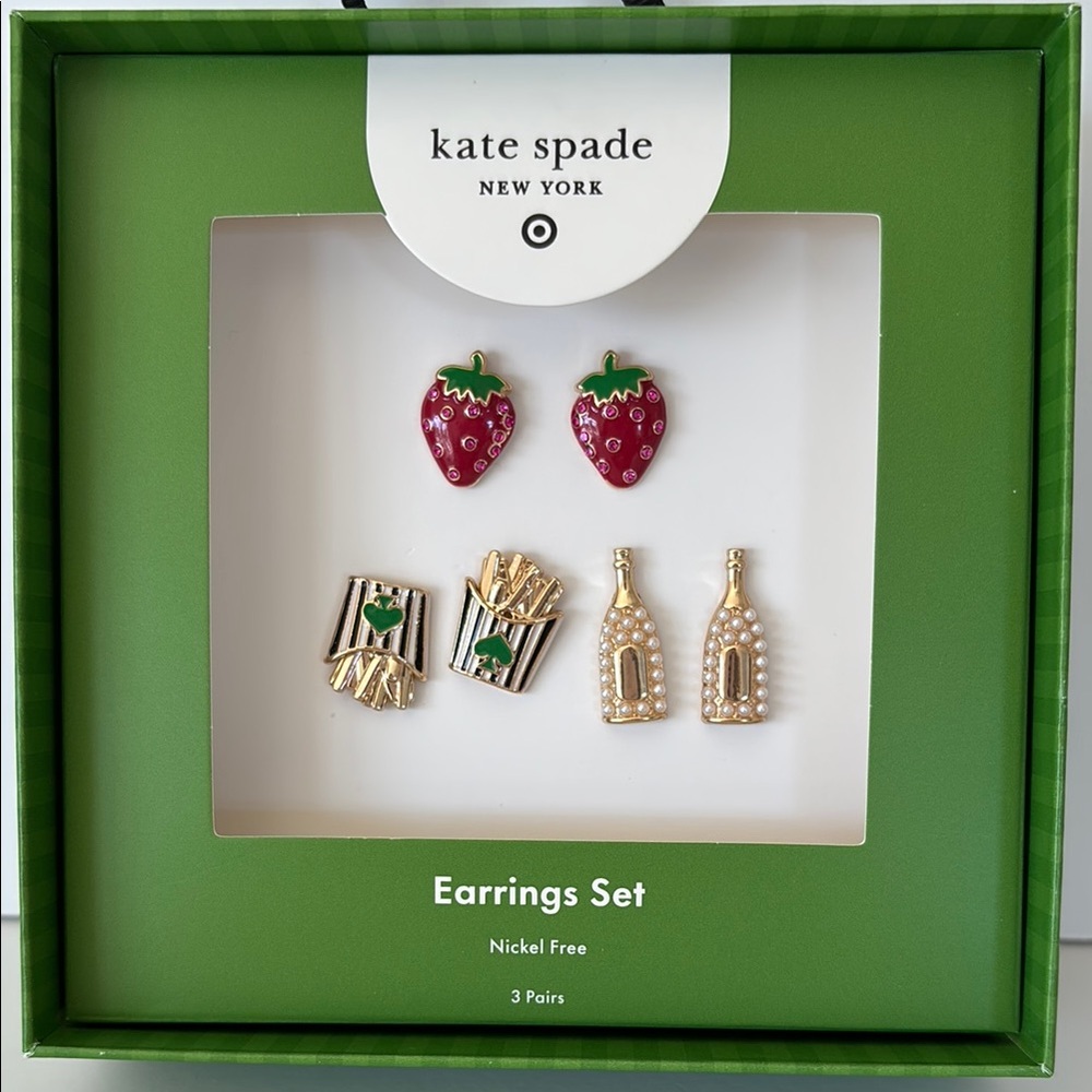Kate Spade ♠️ X Target 3 Sets of Earrings